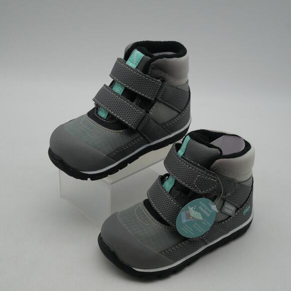NEW See Kai Run Atlas Waterproof Winter Snow Boots Toddler Boys 7 Gray - Picture 1 of 9